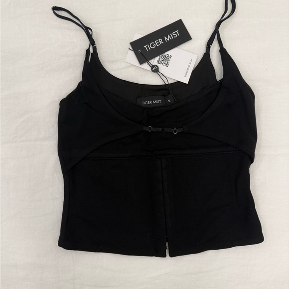 Tiger Mist Black Tank Top - Picture 2 of 5